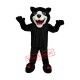 Deluxe Happy Black Bear Mascot Costume