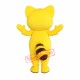 Yellow Raccoon Mascot Costume