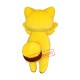 Yellow Raccoon Mascot Costume