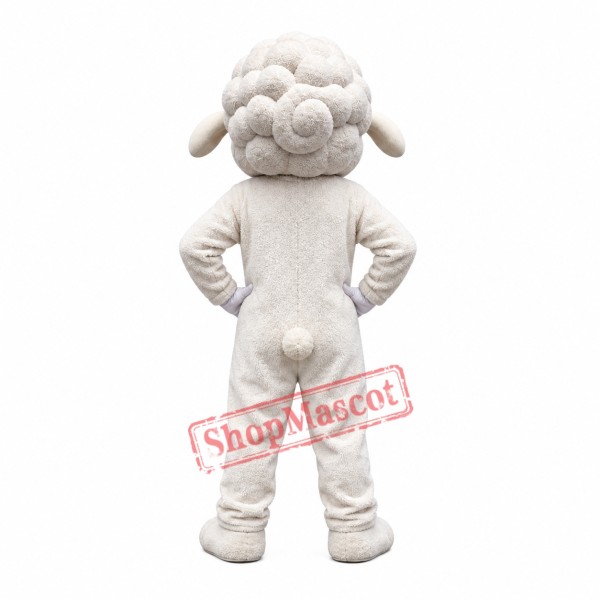Happy Deluxe Sheep Mascot Costume Happy Deluxe Sheep Mascot Costume