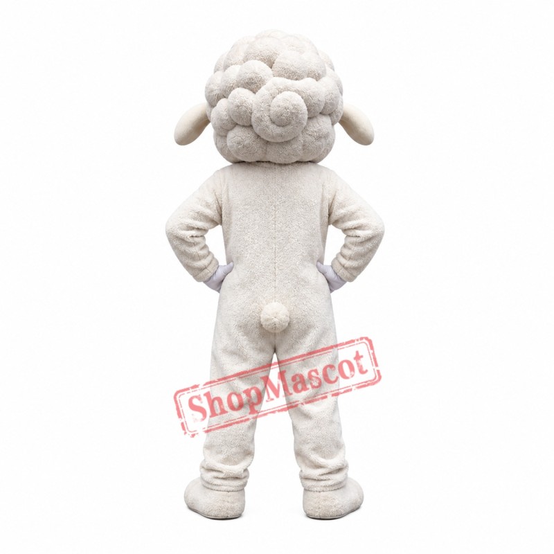 Happy Deluxe Sheep Mascot Costume Happy Deluxe Sheep Mascot Costume