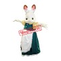 Happy White Deluxe Bunny Mascot Costume