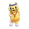 Friendly Yellow Cat Mascot Costume