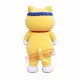 Friendly Yellow Cat Mascot Costume Friendly Yellow Cat Mascot Costume