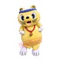 Friendly Yellow Cat Mascot Costume
