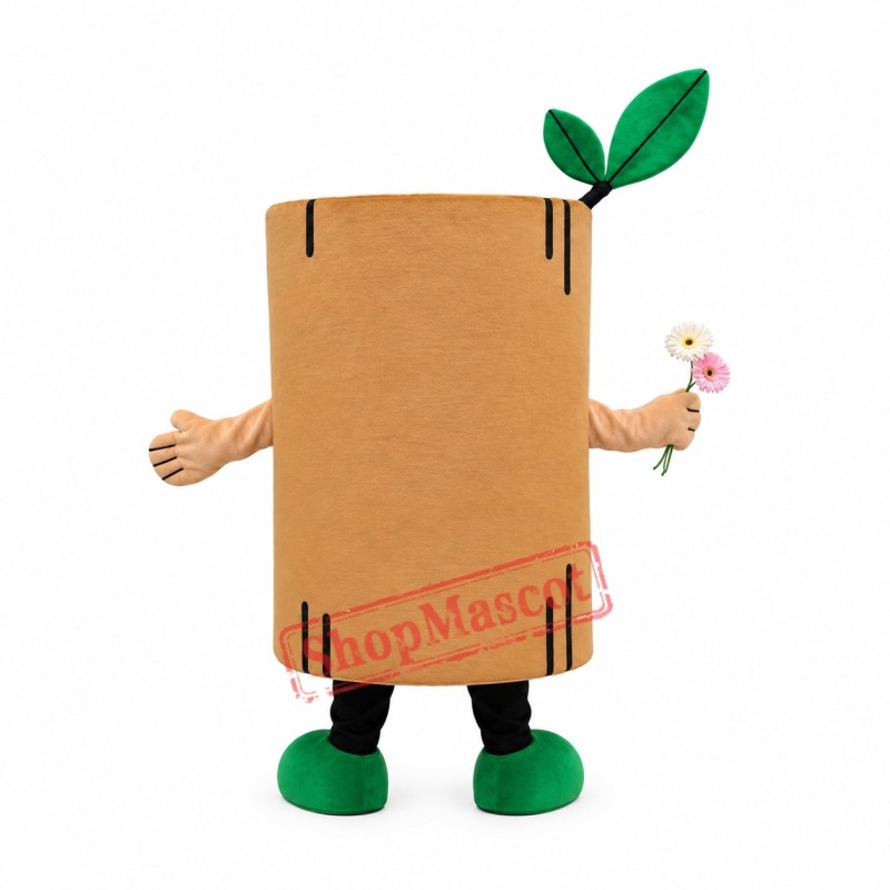 Happy Deluxe Bamboo Mascot Costume Happy Deluxe Bamboo Mascot Costume