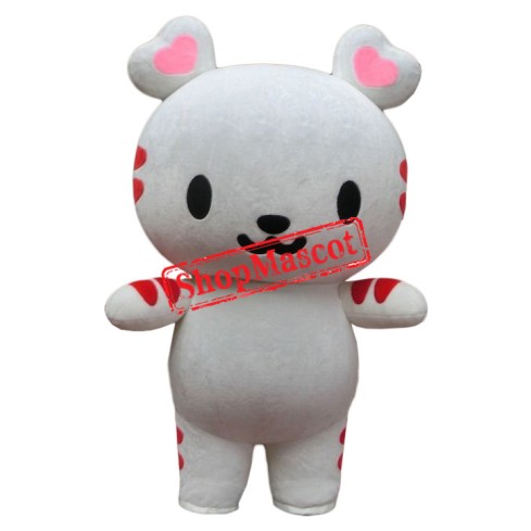 Red Cross Medical Cat Mascot Costume