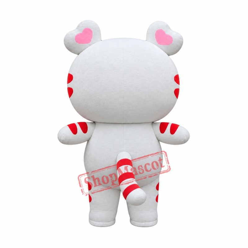 Red Cross Medical Cat Mascot Costume Red Cross Medical Cat Mascot Costume