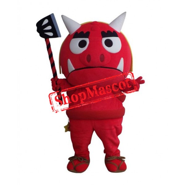 Red Little Devil Mascot Costume