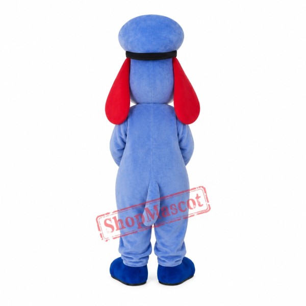 Casual Police Dog Mascot Costume
