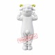 Happy Lightweight White Sheep Mascot Costume Happy Lightweight White Sheep Mascot Costume