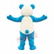 Happy Blue Panda Mascot Costume Happy Blue Panda Mascot Costume