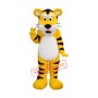 Cute Yellow Tiger Mascot Costume