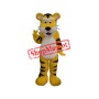 Cute Yellow Tiger Mascot Costume