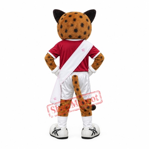 Leopard Boy Mascot Costume Leopard Boy Mascot Costume