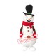 Superb Friendly Snowman Mascot Costume