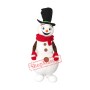 Superb Friendly Snowman Mascot Costume