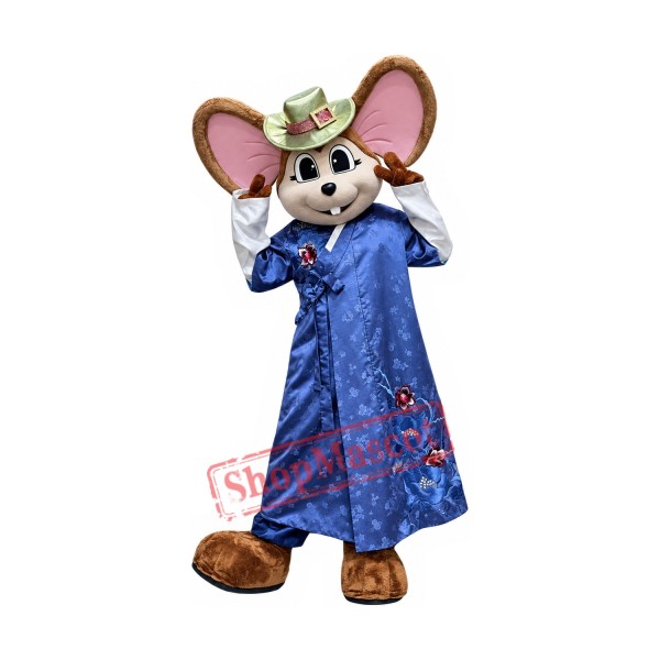 Friendly Lightweight Mouse Mascot Costume