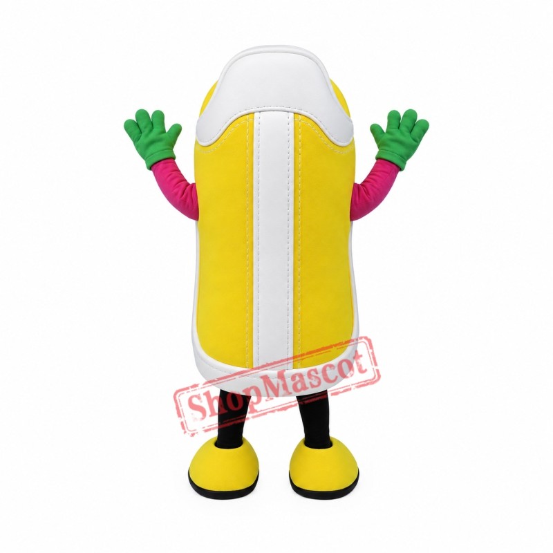 Yellow Sneaker Mascot Costume