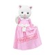 Lovely lightweight Cat Mascot Costume With Pink Dress Lovely lightweight Cat Mascot Costume With Pink Dress