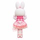 Lovely Lightweight Rabbit Mascot Costume With Pink Dress