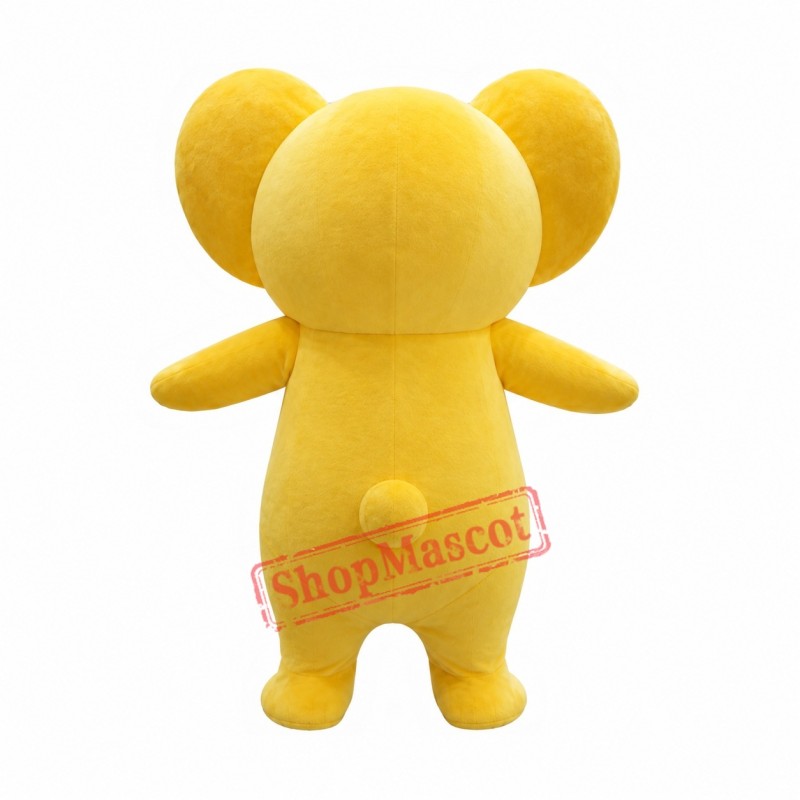 Lovely Yellow Koala Mascot Costume Lovely Yellow Koala Mascot Costume