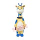 Yellow & Blue Giraffe Mascot Costume Yellow & Blue Giraffe Mascot Costume