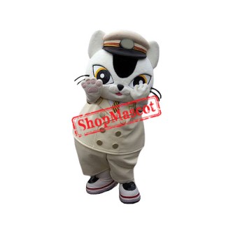 Lovely Police Cat Mascot Costume