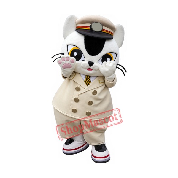 Lovely Police Cat Mascot Costume Lovely Police Cat Mascot Costume