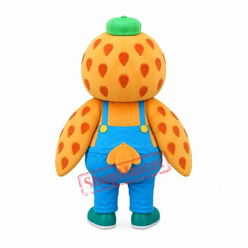 Yellow & Blue Owl Mascot Costume Yellow & Blue Owl Mascot Costume