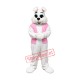 White Easter Rabbit Bunny Mascot Costume White Easter Rabbit Bunny Mascot Costume
