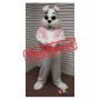 White Easter Rabbit Bunny Mascot Costume