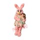 Pink Easter Rabbit Bunny Mascot Costume
