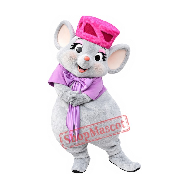 Friendly Female Mouse Mascot Costume Friendly Female Mouse Mascot Costume