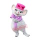 Friendly Female Mouse Mascot Costume Friendly Female Mouse Mascot Costume