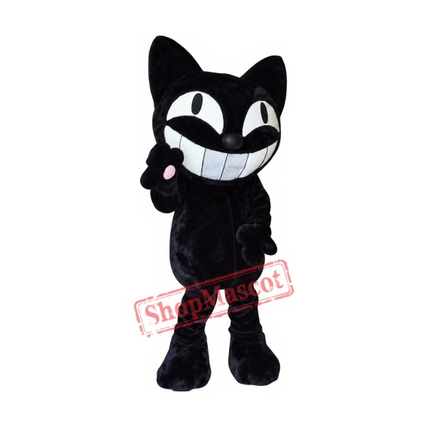 Happy Lightweight Black Cat Mascot Costume Happy Lightweight Black Cat Mascot Costume