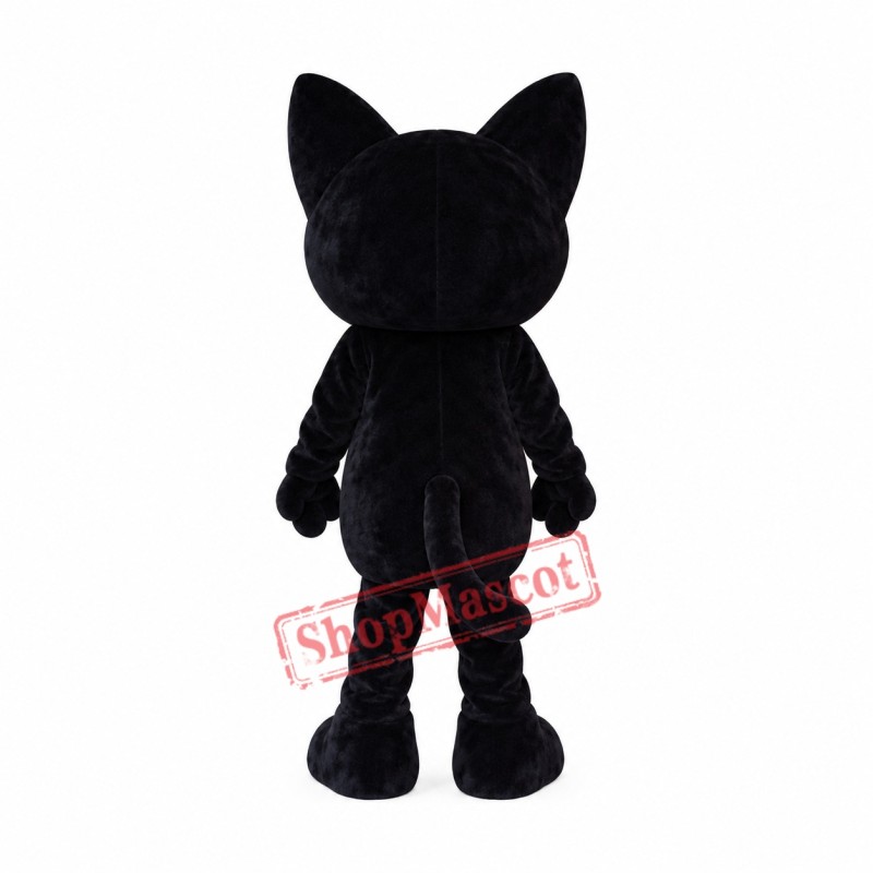 Happy Lightweight Black Cat Mascot Costume Happy Lightweight Black Cat Mascot Costume