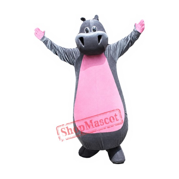 Cute Lightweight Hippo Mascot Costume