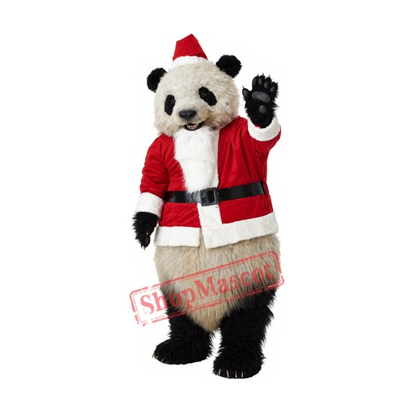 Christmas Panda Mascot Costume