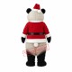 Christmas Panda Mascot Costume Christmas Panda Mascot Costume
