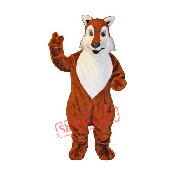 Superb Happy Lightweight Fox Mascot Costume