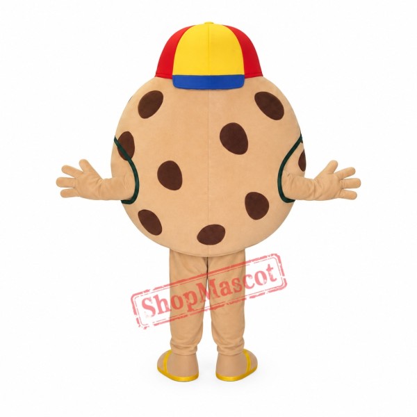 Friendly Cookie Mascot Costume Friendly Cookie Mascot Costume