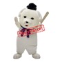 Little White Dog Mascot Costume