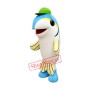 Blue & Yellow Fish Mascot Costume