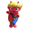 Lovely Yellow Hair Devil Mascot Costume