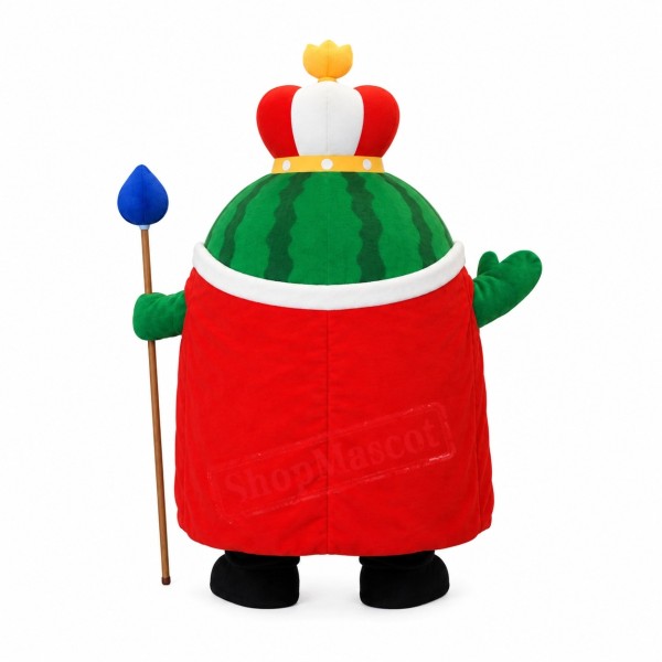 Watermelon King Mascot Costume Watermelon King Mascot Costume
