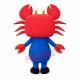 Superb Crab Boss Mascot Costume Superb Crab Boss Mascot Costume