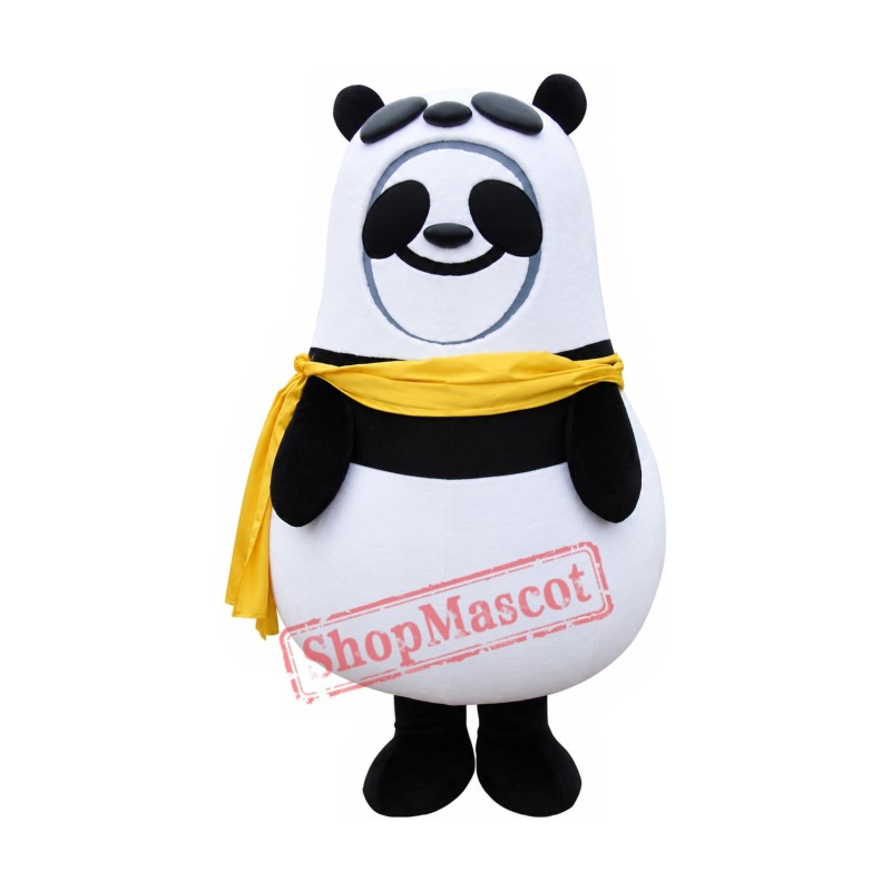 Lovely Panda Boy Mascot Costume Lovely Panda Boy Mascot Costume