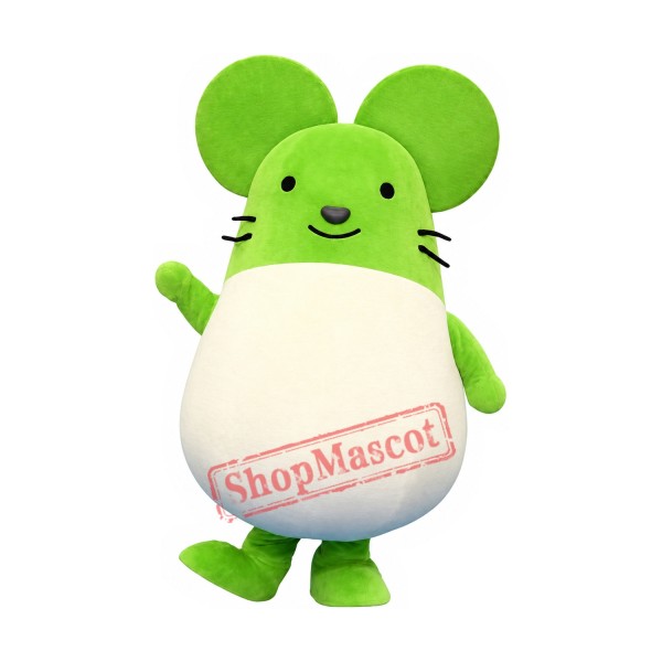 Lovely Green Mouse Mascot Costume Lovely Green Mouse Mascot Costume