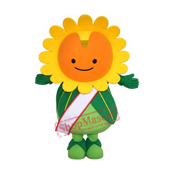 Happy Lightweight Sun Flower Mascot Costume Happy Lightweight Sun Flower Mascot Costume